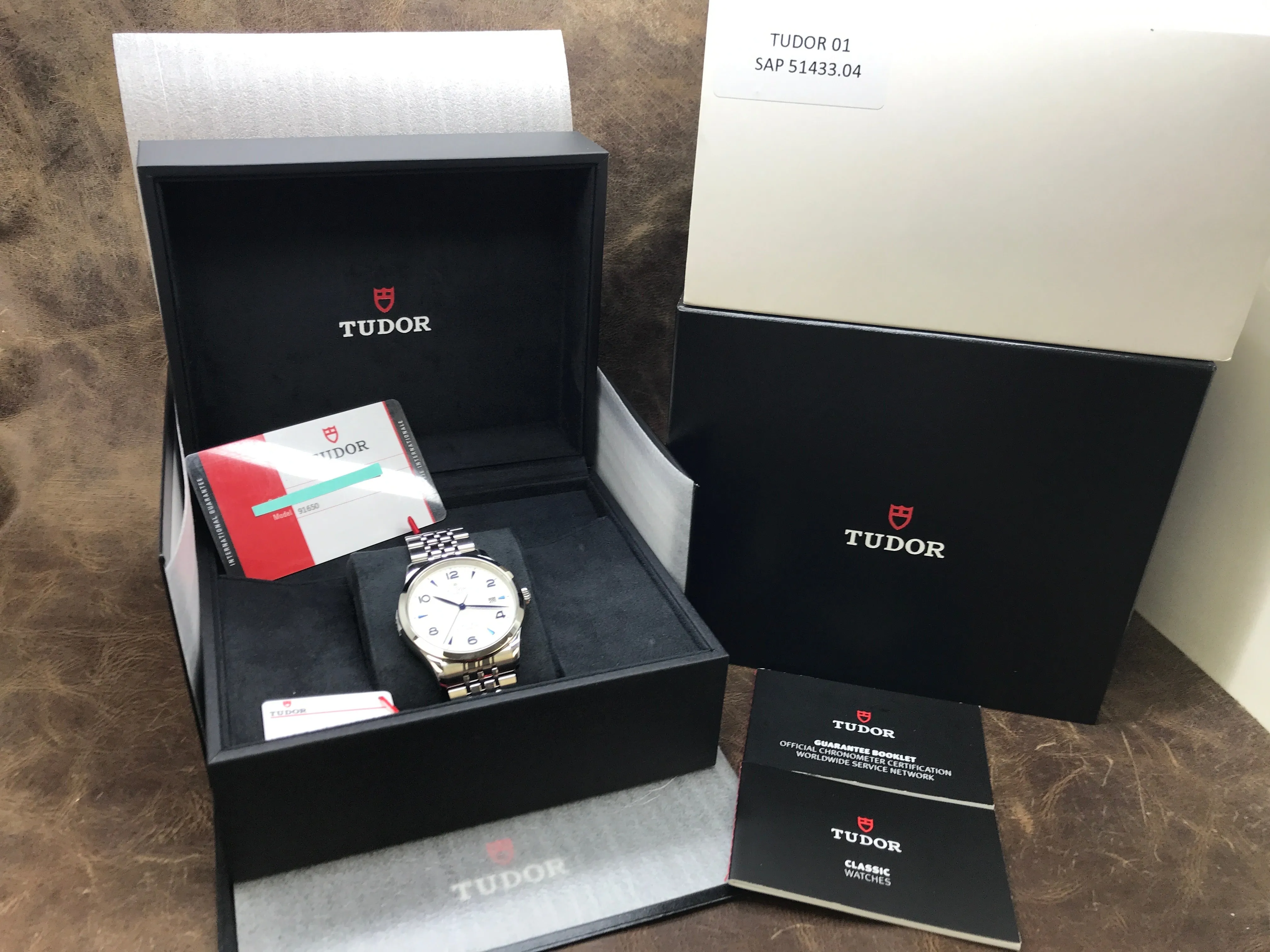 Tudor 1926 91650 White Dial Automatic Men's Watch