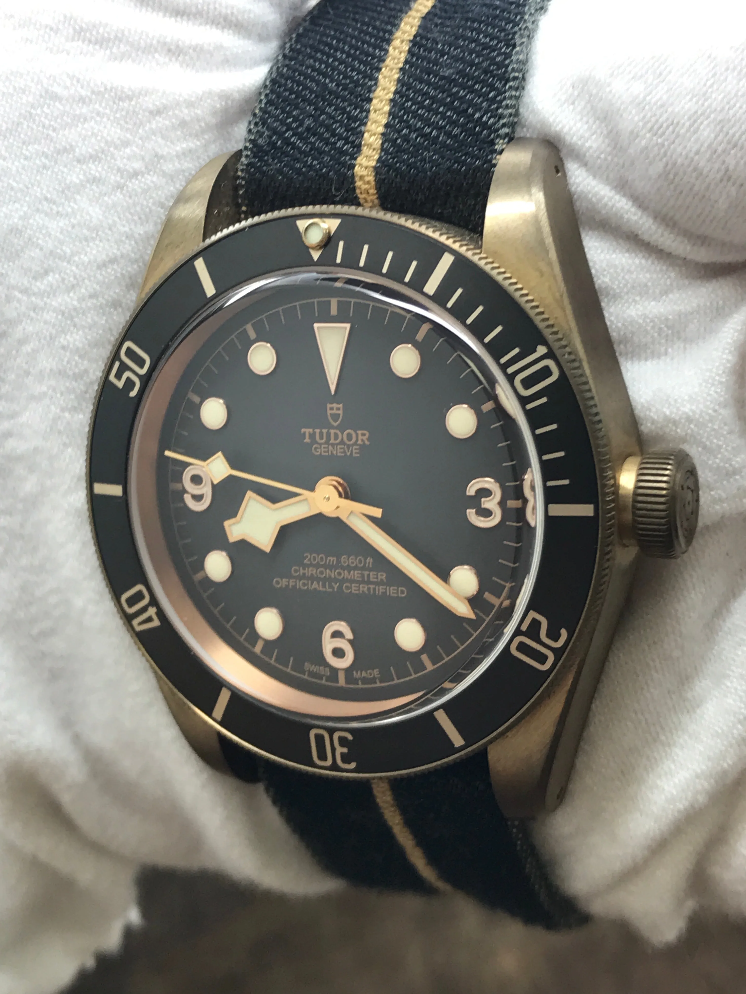 Tudor Heritage Black Bay Bronze 79250BA Grey Dial Automatic Men's Watch