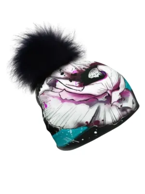 Tuque New Poppy Avec Pompon Noir - Julie L'Ecuyer (Multi Couleur) De Lalita'S Art Shop