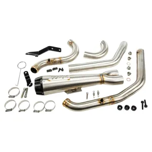 Two Bros. Comp S Stainless 2 into 1 Exhaust for Harley Davidson 18-24 M8 ST & Sport Glide