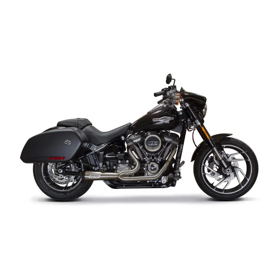 Two Bros. Comp S Stainless 2 into 1 Exhaust for Harley Davidson 18-24 M8 ST & Sport Glide