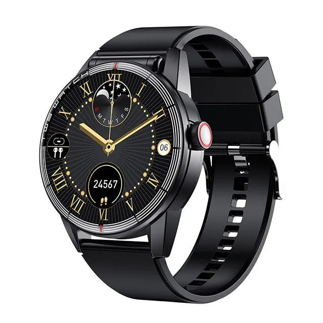 Two In One Ultra-thin 1.32 Full-Touch Headset Smart Watch