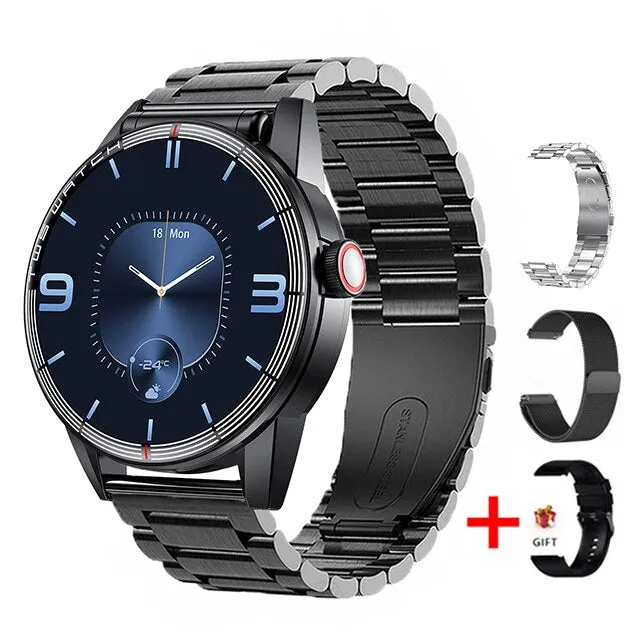 Two In One Ultra-thin 1.32 Full-Touch Headset Smart Watch