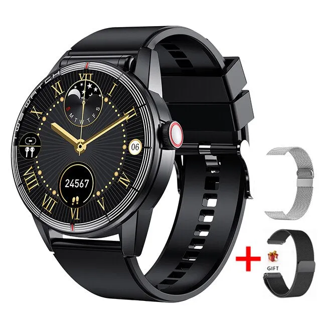 Two In One Ultra-thin 1.32 Full-Touch Headset Smart Watch