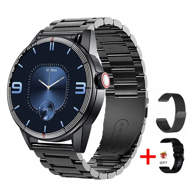 Two In One Ultra-thin 1.32 Full-Touch Headset Smart Watch