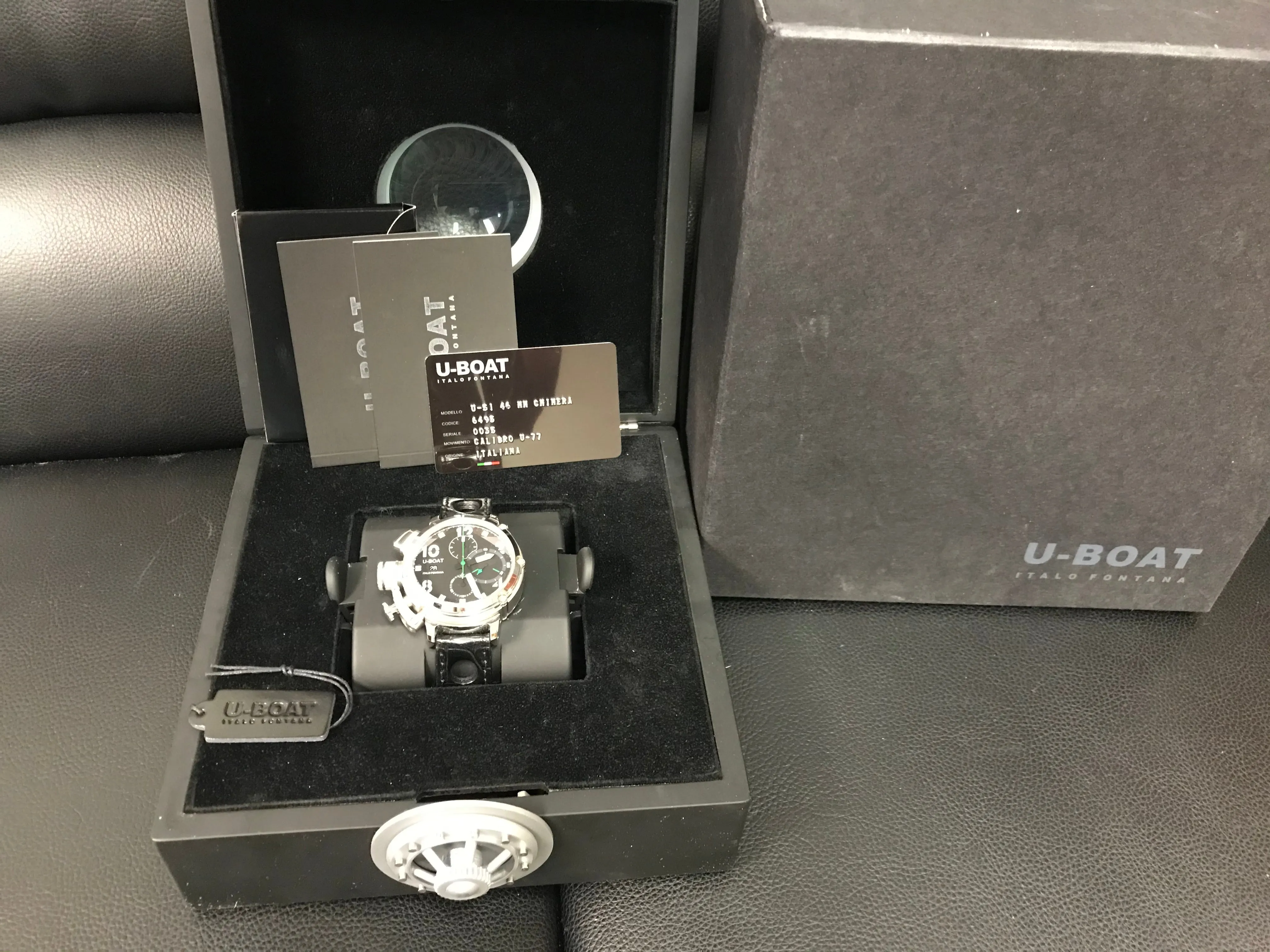 U-Boat Chimera Limited Edition U-51 Black Dial Automatic Men's Watch