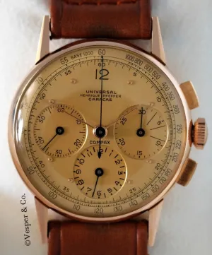 Universal Genève Compax in Rose Gold