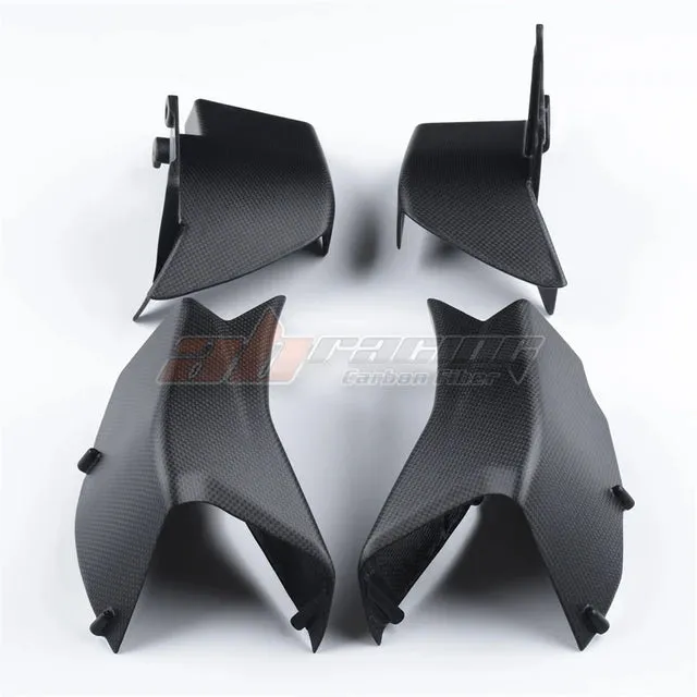 Upper Lower Side Winglets Kits Trim Fairings For DUCATI Multistrada V4/V4 S/V4 S Sport 2020 2024 Full Carbon Fiber 100% Matte