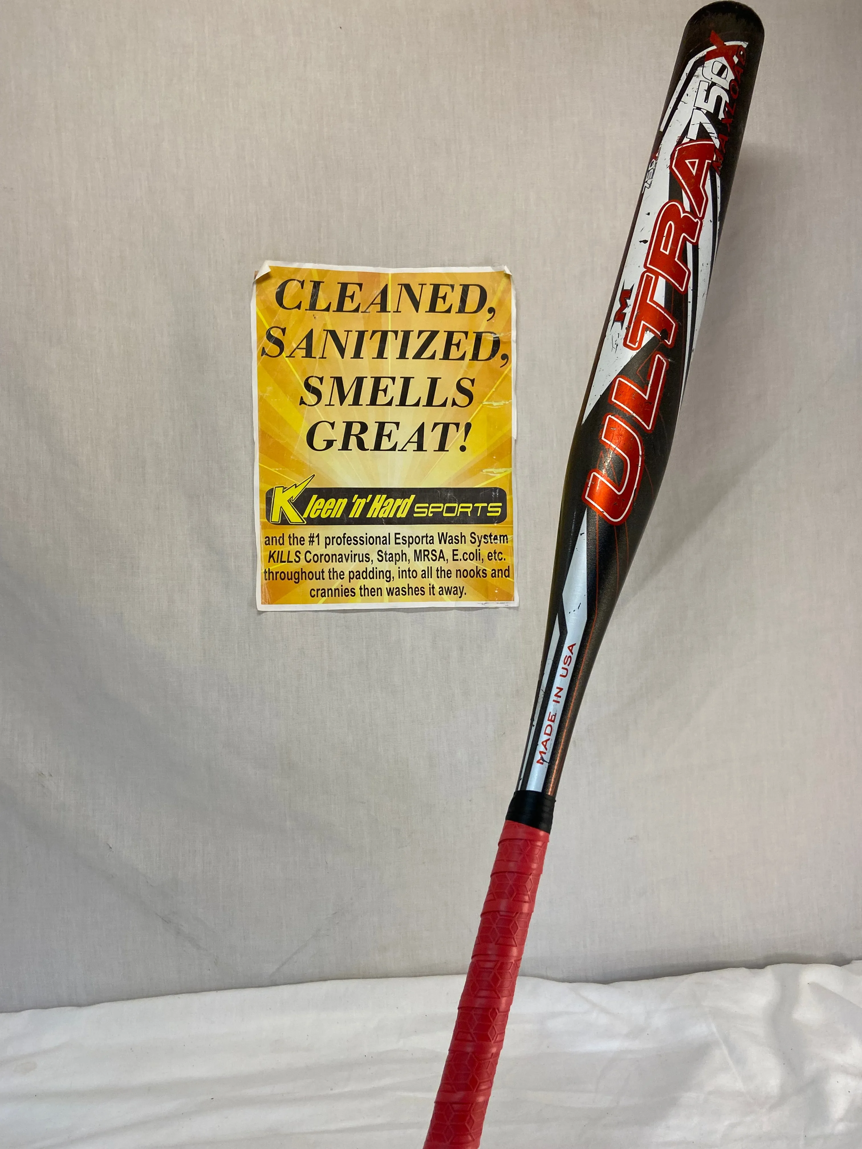 Used Miken ULTRA 750X Bat Length-Wgt 34" 27 Slow Pitch Multi-Stamp Bat