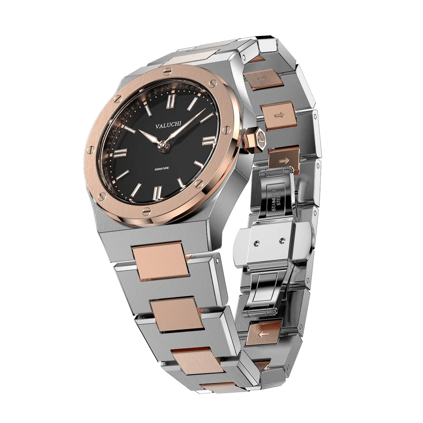 VALUCHI Couple Silver Black