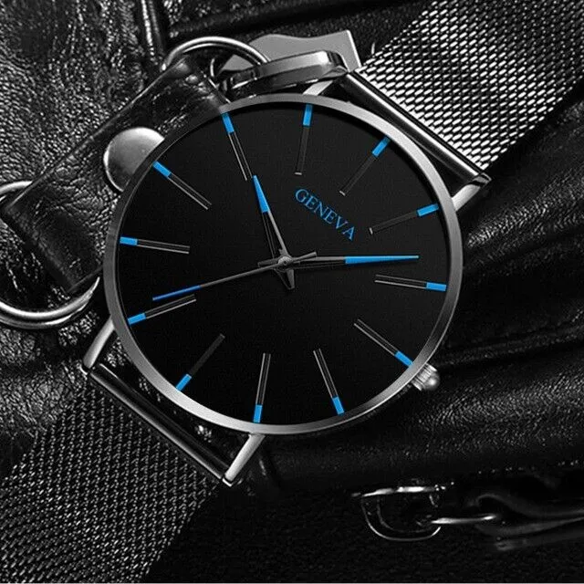 Waterproof Men's Watch Stainless Steel Quartz Luminous Classic Watches