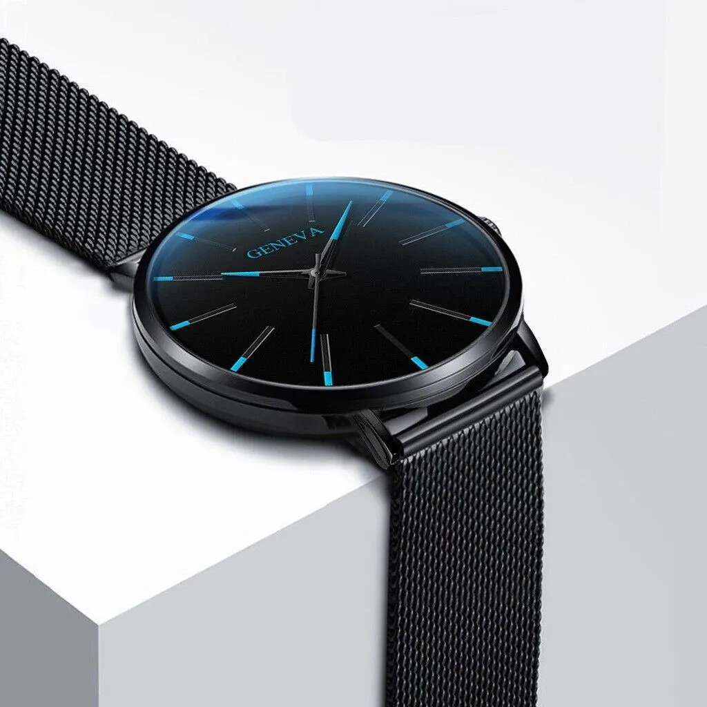 Waterproof Men's Watch Stainless Steel Quartz Luminous Classic Watches