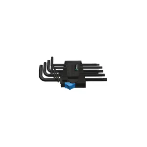 Wera 967/9 Torx Hf 1 L-Key Set With Holding Function - Blacklaser