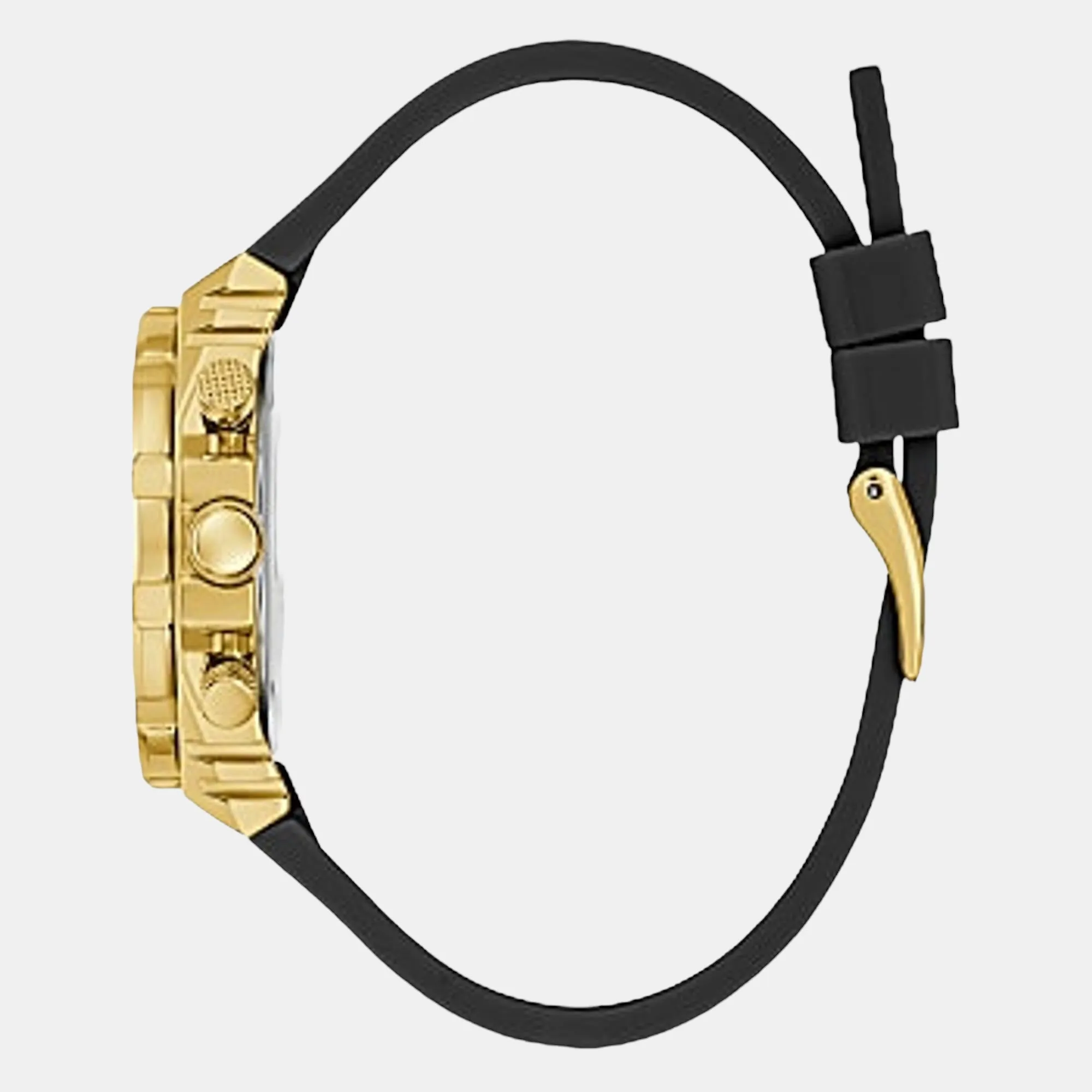 Women's Black Gold Tone Multi-function Watch GW0553L4