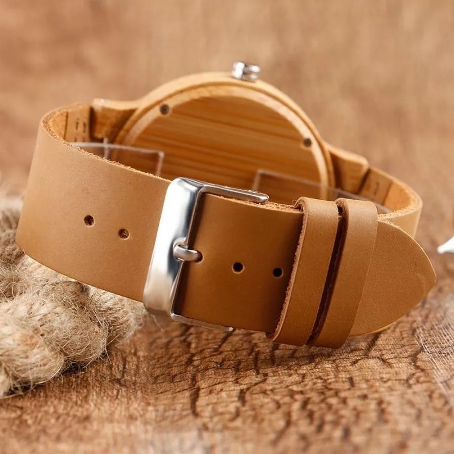 Wooden Skull Pirate Watch