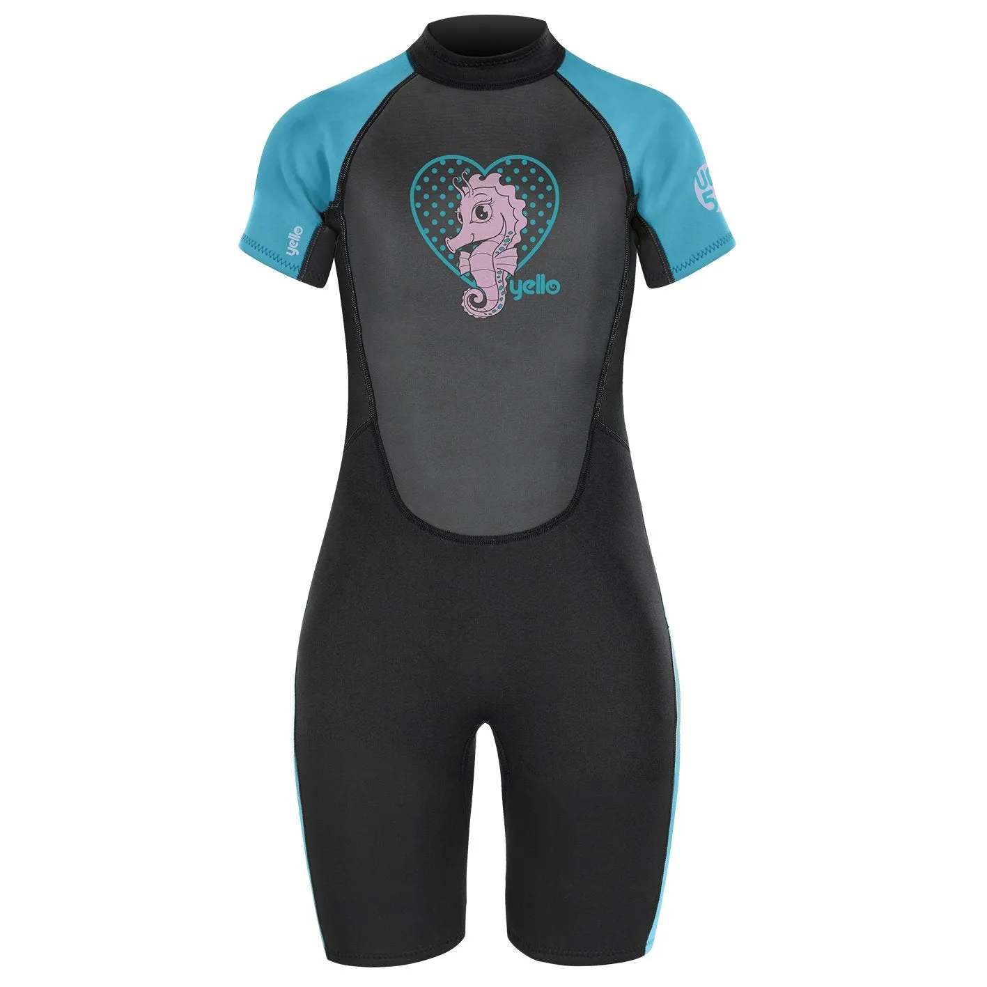 Yello Short Seahorse Shorty Wetsuit 20" 3XS