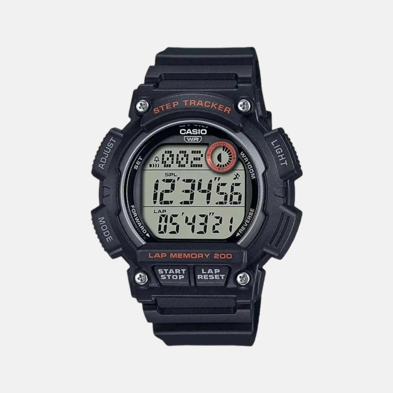 Youth Unisex Digital Resin Watch D243 - WS-2100H-1AVDF