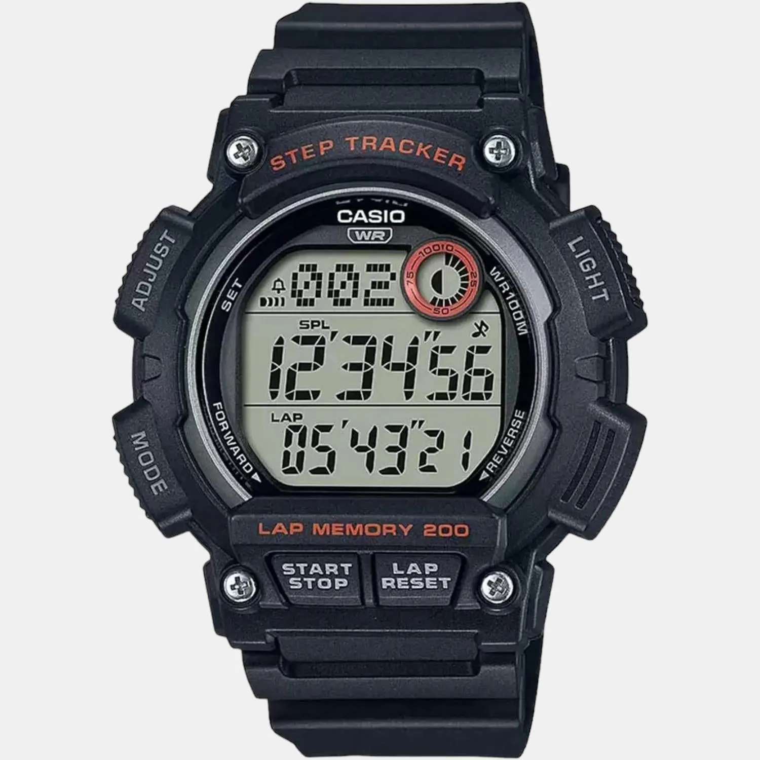 Youth Unisex Digital Resin Watch D243 - WS-2100H-1AVDF