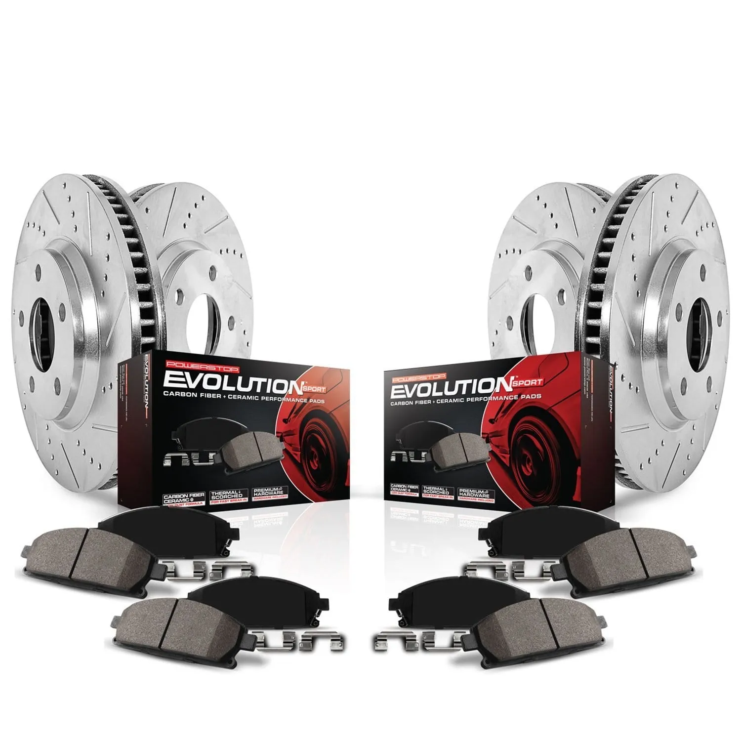 Z23 Evolution Sport Rear Brake Kit for 2017  Honda Civic Type R FK8