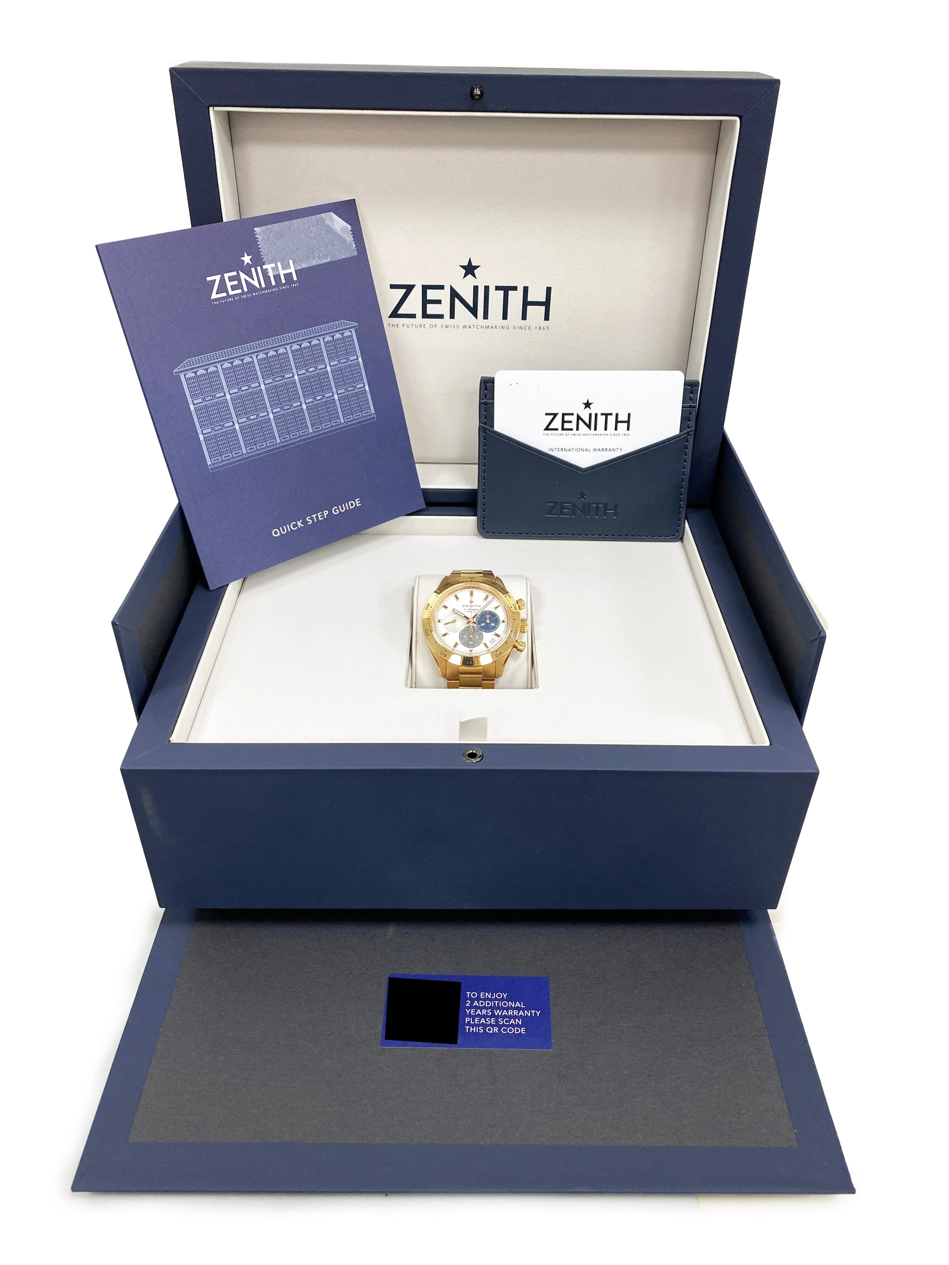 Zenith Chronomaster Sport 18.3101.3600/69.M3100 Rose Gold Mens Watch Box Papers