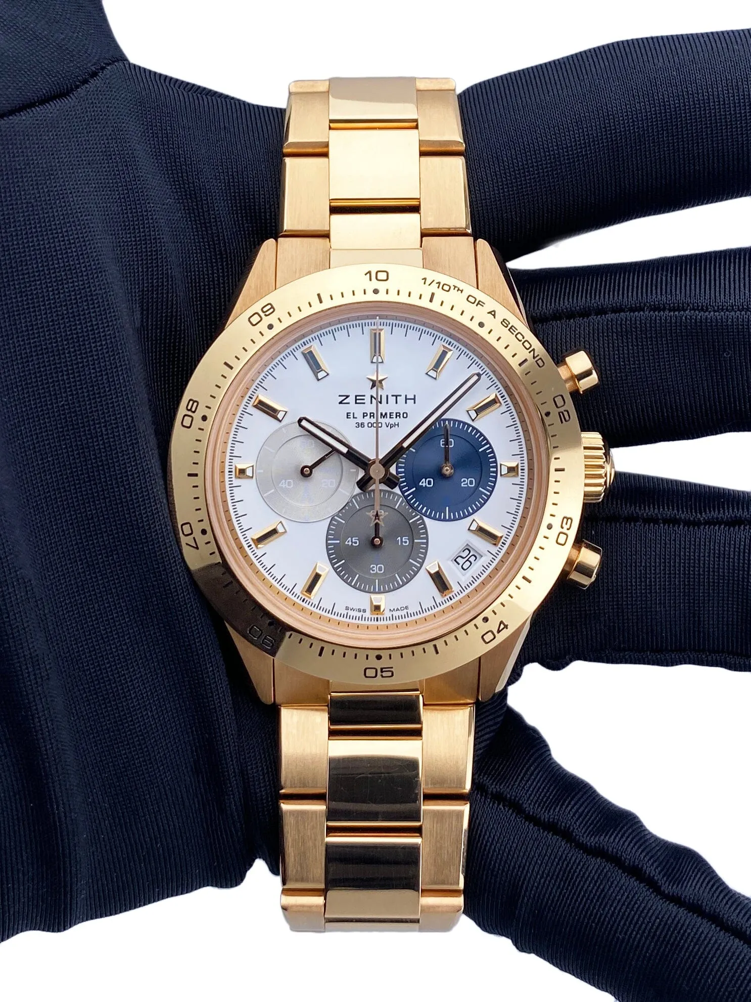 Zenith Chronomaster Sport 18.3101.3600/69.M3100 Rose Gold Mens Watch Box Papers