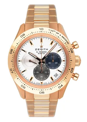Zenith Chronomaster Sport 18.3101.3600/69.M3100 Rose Gold Mens Watch Box Papers