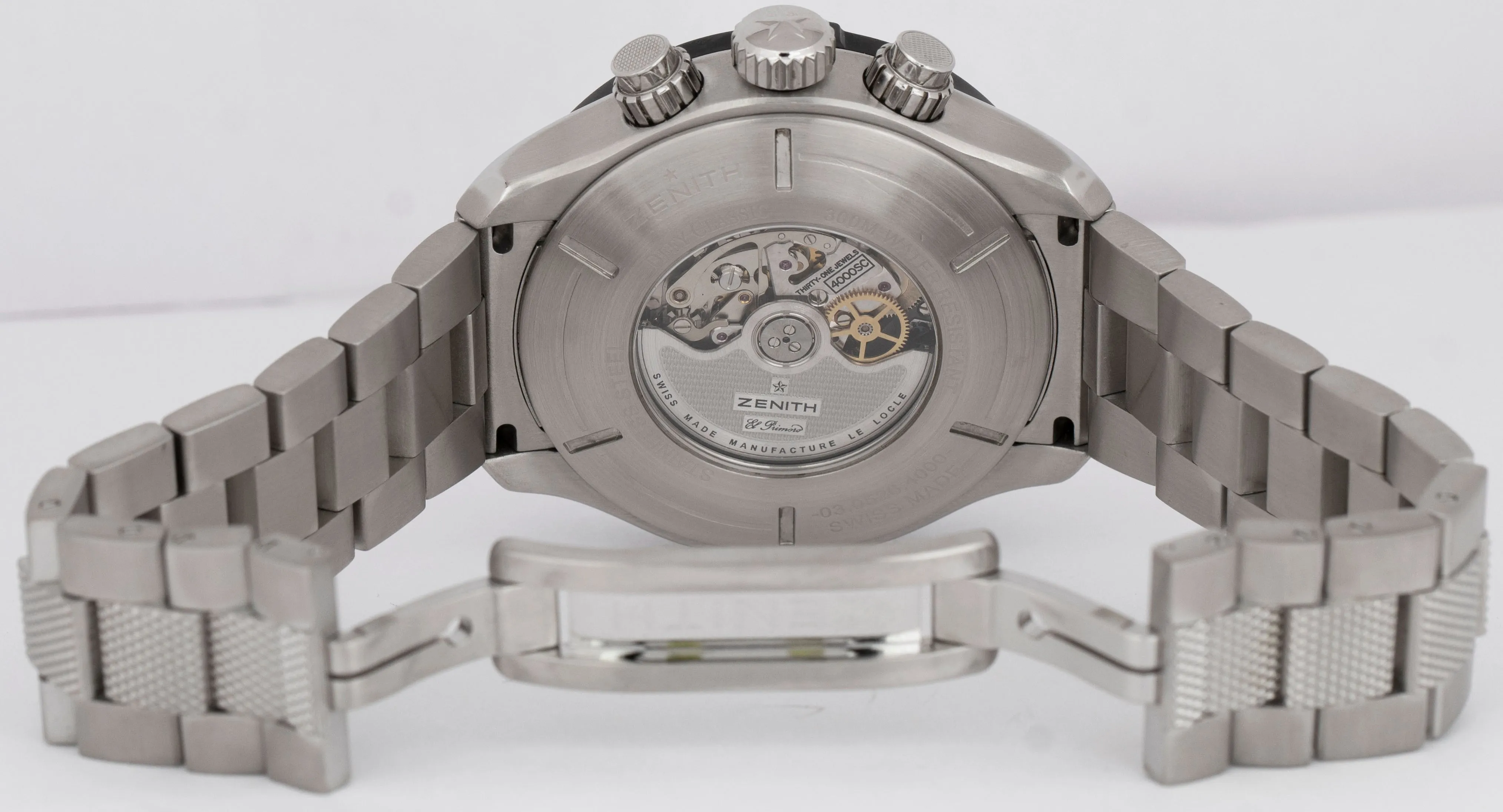 ZENITH Defy Classic El Primero Chronograph Steel Watch 03.0526.4000/01.M526 BOX