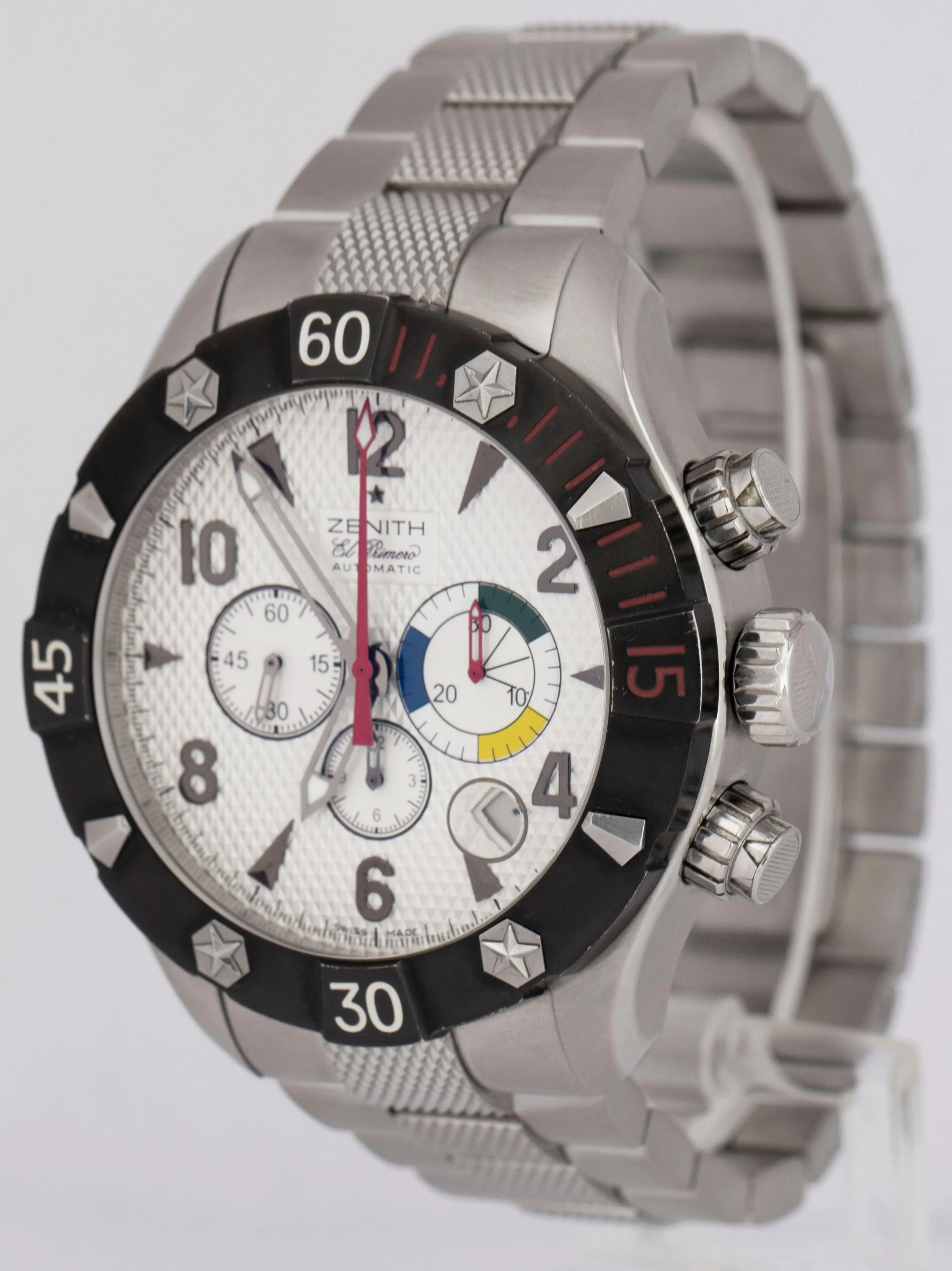 ZENITH Defy Classic El Primero Chronograph Steel Watch 03.0526.4000/01.M526 BOX
