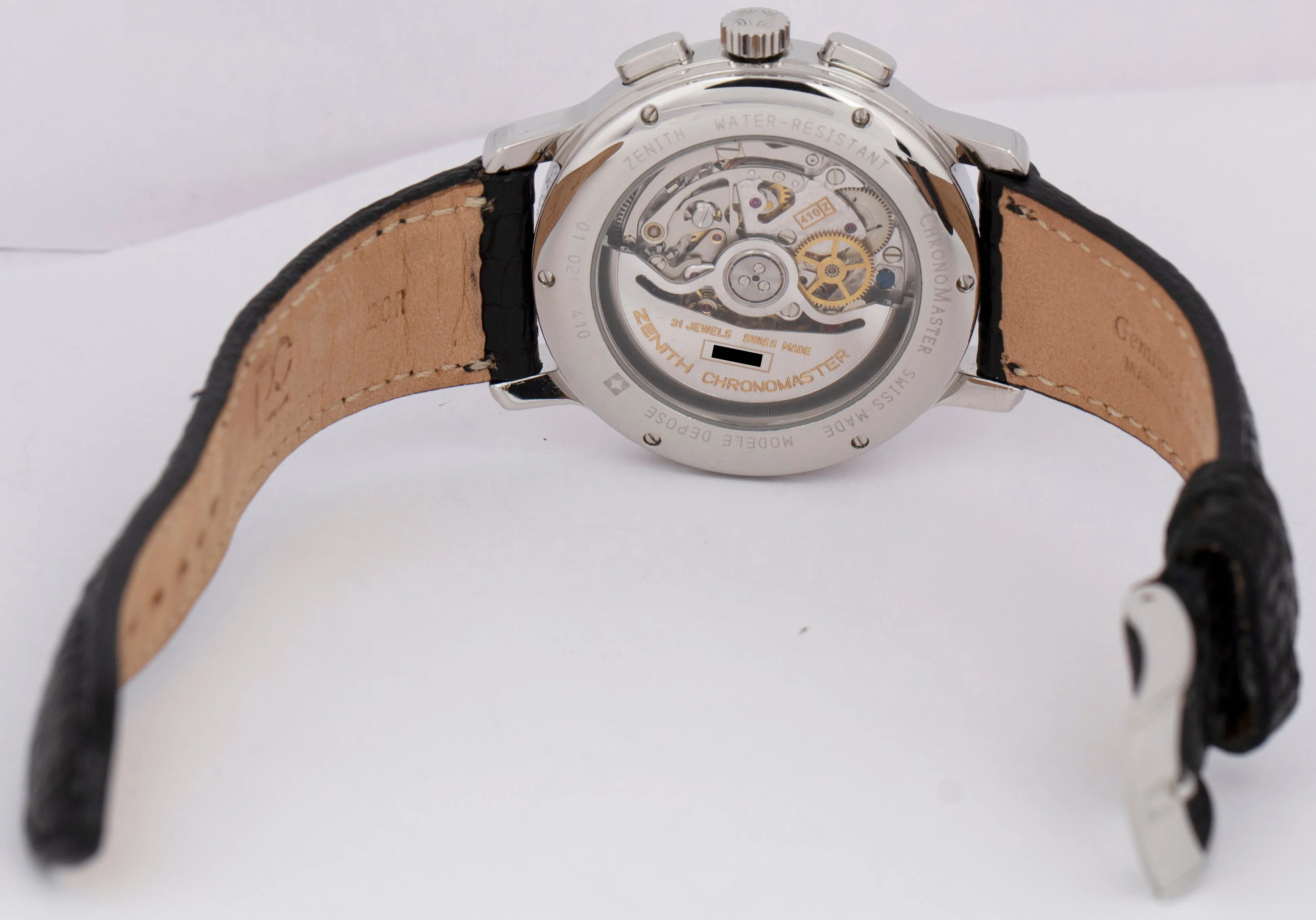 ZENITH El Primero 40mm Moonphase Triple Calendar Stainless Watch 01.0240.410